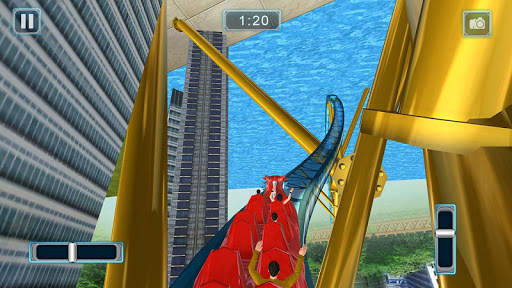Reckless Roller Coaster Sim: เกมโรลเลอร์โคสเตอร์ screenshot 1