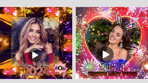 New Year Video Maker 2024 screenshot 1