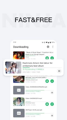 Ninja Browser: Fast free Video downloader browser screenshot 6