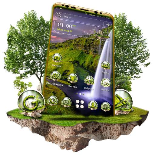 Nature Waterfall Launcher Theme 1.0.0