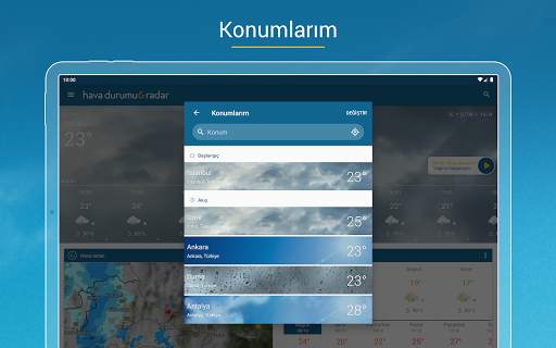 Hava durumu & Radar - Türkiye screenshot 18