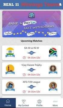 Real11 Fantasy Teams and Dream11 Prediction screenshot 2