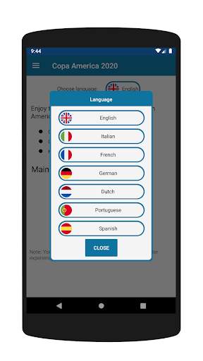 Copa America 2020 live screenshot 3