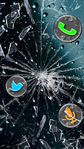 Broken Glass Screen Prank Theme & Live Wallpaper screenshot 1