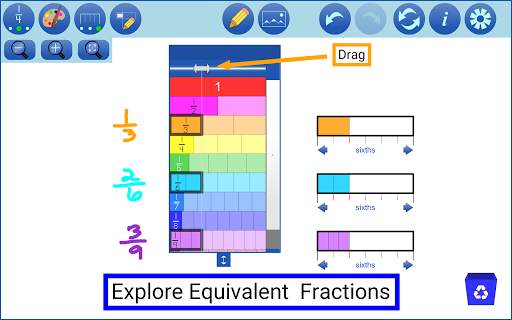 Fraction Strips by mathies screenshot 13