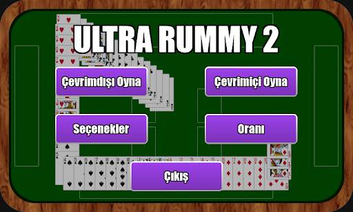 Ultra Rummy 2 - Çevrimiçi Oyna screenshot 1