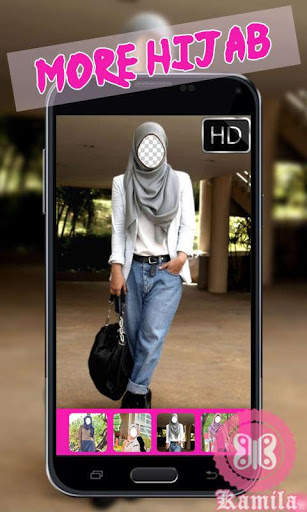 Hijab Jeans Selfie Camera screenshot 6