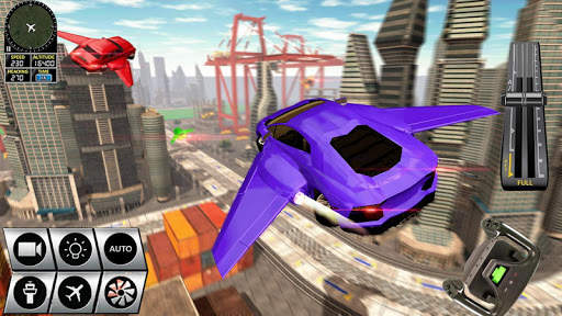 Futuristic Flying Car Racer screenshot 1