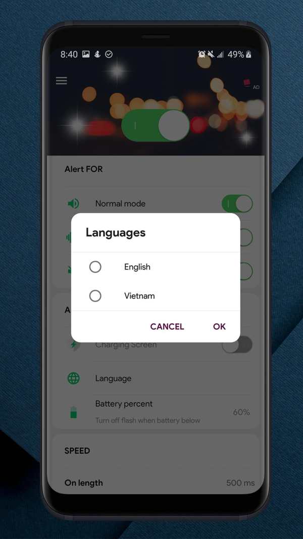 Flash alert for all notification - Sms alert flash screenshot 6