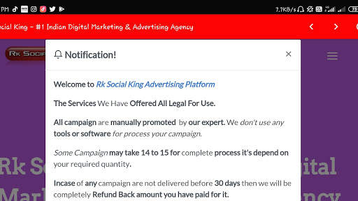 Rk Social King - Indian Digital Marketing Company screenshot 8