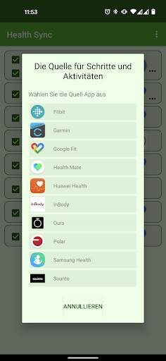 Health Sync screenshot 2
