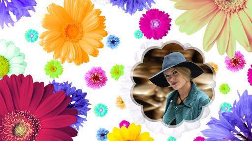 Rose Flower GIF Photo Frame Editor screenshot 5