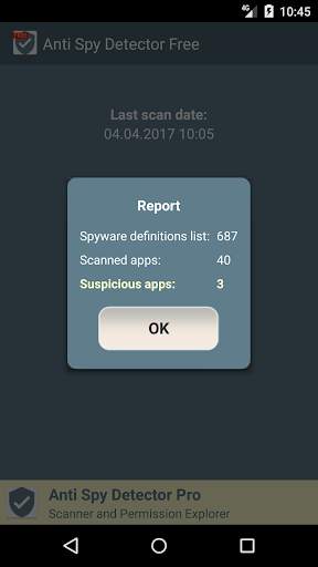 Anti Spy Detector Free screenshot 2