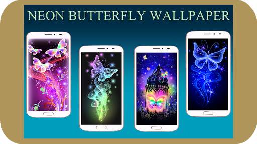 Neon Butterfly Wallpaper screenshot 1
