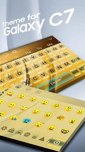 Theme for Galaxy C7 Gold - Keyboard screenshot 5