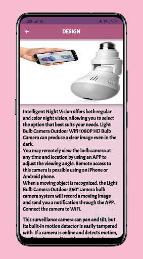 wifi light bulb camera guide screenshot 2
