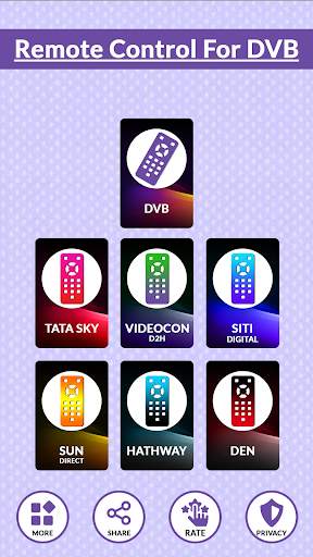 Remote Control For Dvb TV screenshot 2