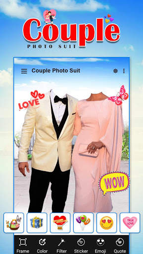 Couple Photo Suits - Love Couple Photo Editor скриншот 2