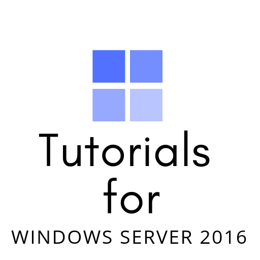 ikon Tutorials For Windows Server 2016