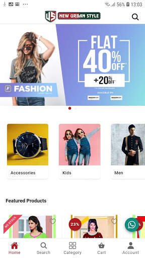 New Urban Style - Fashion For Men, Women & Kids screenshot 1