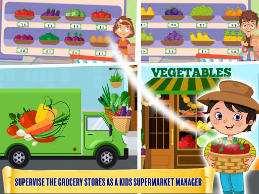Grocery Market Kids Cash Register - Games for Kids screenshot 5