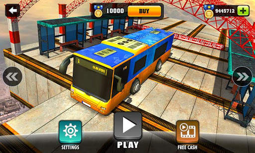 Impossible Sky Bus Driving Simulator Tracks 2018 screenshot 2