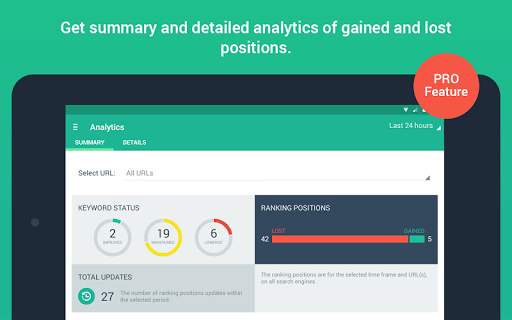SEO SERP mojo - Rank Tracker 8 تصوير الشاشة