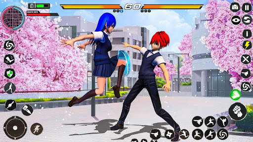Anime School : Karate Fighting screenshot 2