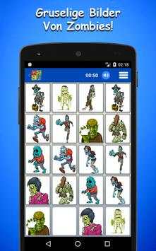 Zombie Memory-Spiel screenshot 1