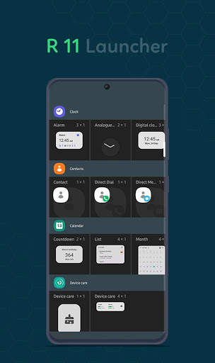 R11 launcher  -Cool R Launcher for android 11 screenshot 4