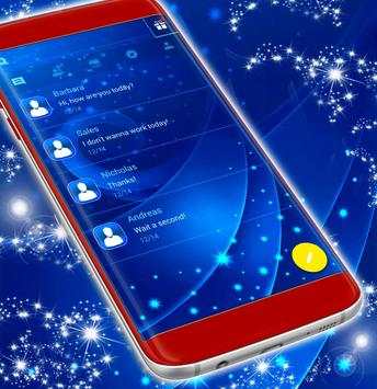 Blue SMS Themes screenshot 3