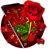 3D Rose Bloom Lock Theme icon