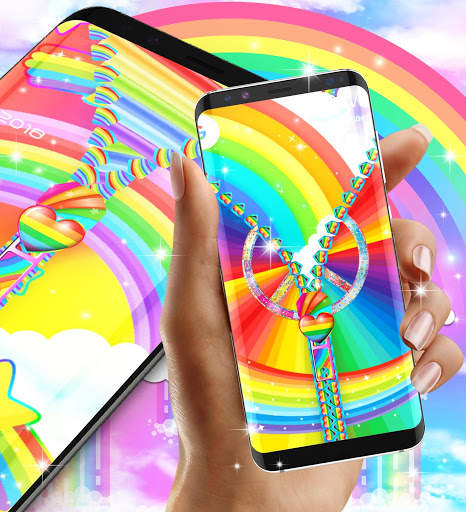 Rainbow lock screen screenshot 7