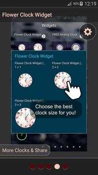 Flower Clock Widget screenshot 7