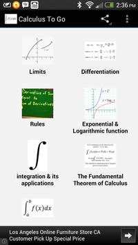 Calculus To Go screenshot 1