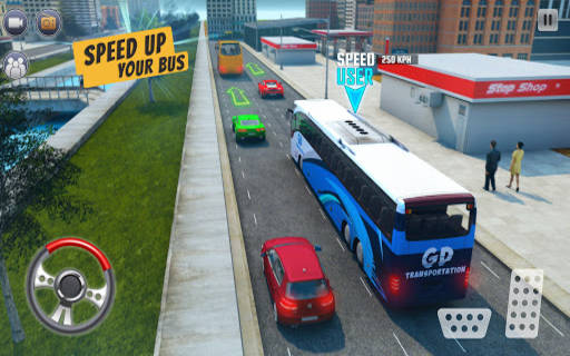 Passenger Modern Bus Simulation-City driving 2021 screenshot 1