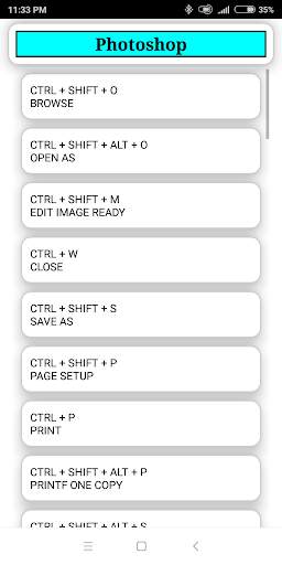 PC Shortcuts - Computer & MS office Shortcuts Keys screenshot 8