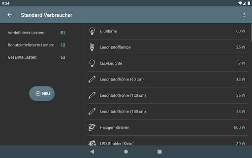 Stromkosten screenshot 6