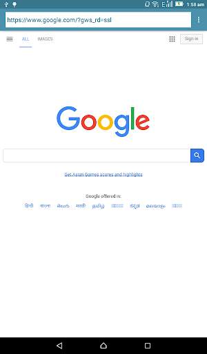 vBrowser - A fast and simple browser screenshot 1