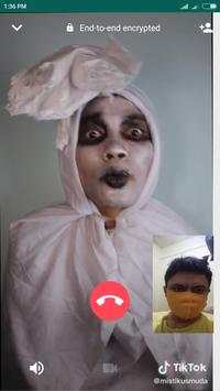 Hantu Pocong VideoCall - Prank FakeCall Simulator screenshot 5