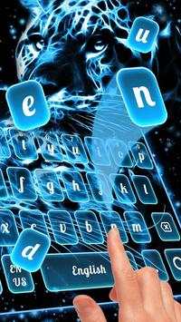 Neon Cheetah Keyboard Theme screenshot 2