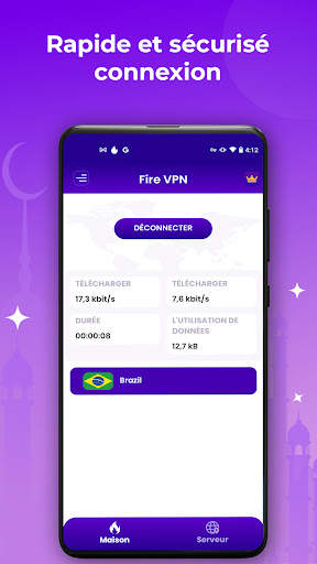 Fire VPN - Vpn Proxy Browser screenshot 1