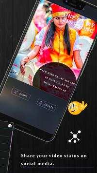 Marathi Lyrical Video Status Maker With Photo Song screenshot 4