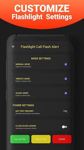 flashlight - call flash alert screenshot 5