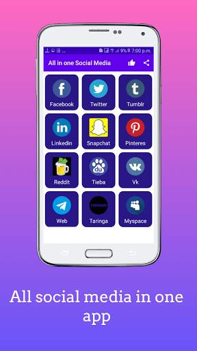 All in one social media and social network app screenshot 3