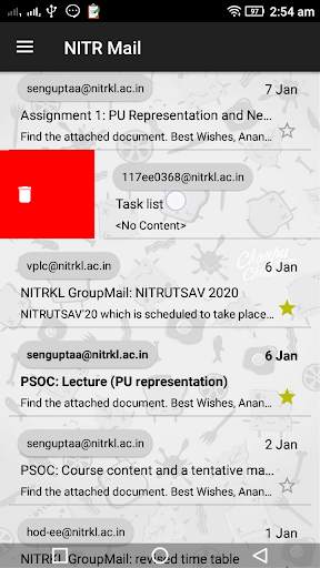 NITR Mail screenshot 3