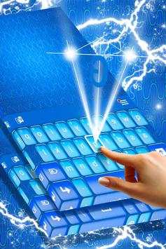 Latest Blue Keyboard Theme screenshot 2