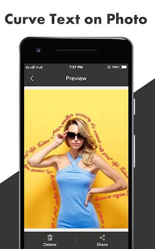 Curve Text - Swipe to Type скриншот 8