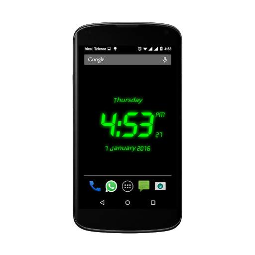Free LED Digital Clock LWP screenshot 5