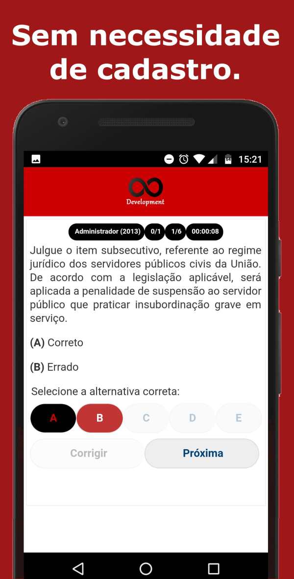 Simulado Direito Administrativo para Concursos 4 تصوير الشاشة